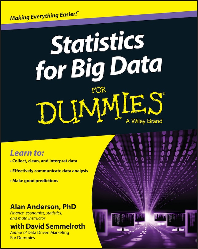 Front cover_Statistics for Big Data For Dummies