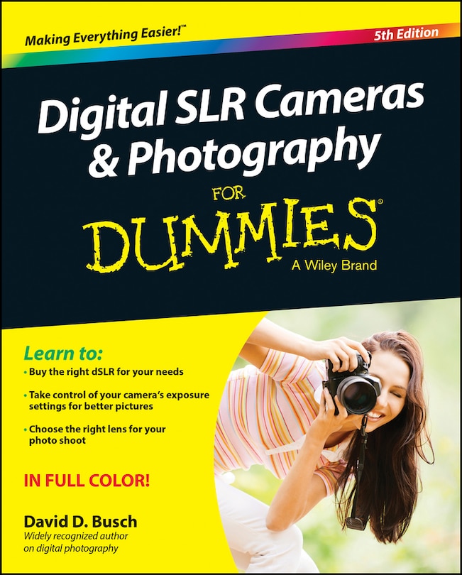 Front cover_Digital Slr Cameras & Photography For Dummies