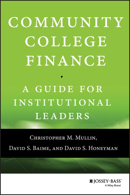 Front cover_Community College Finance
