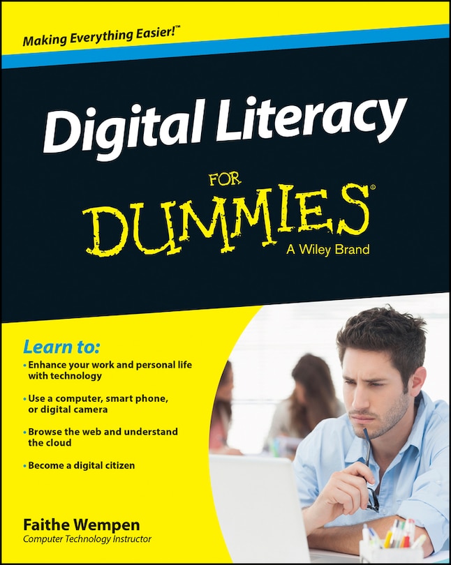 Front cover_Digital Literacy For Dummies
