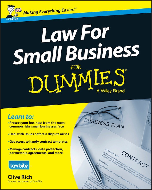 Front cover_Law for Small Business For Dummies - UK