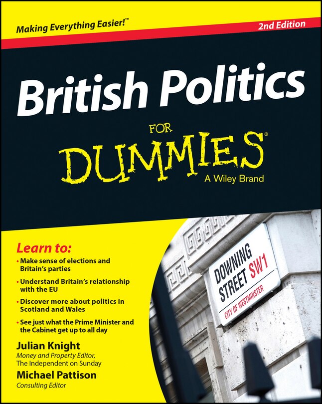 Front cover_British Politics For Dummies