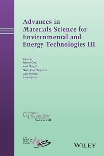 Front cover_Advances in Materials Science for Environmental and Energy Technologies III