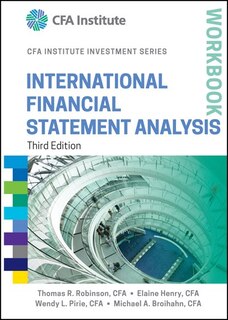 Front cover_International Financial Statement Analysis Workbook