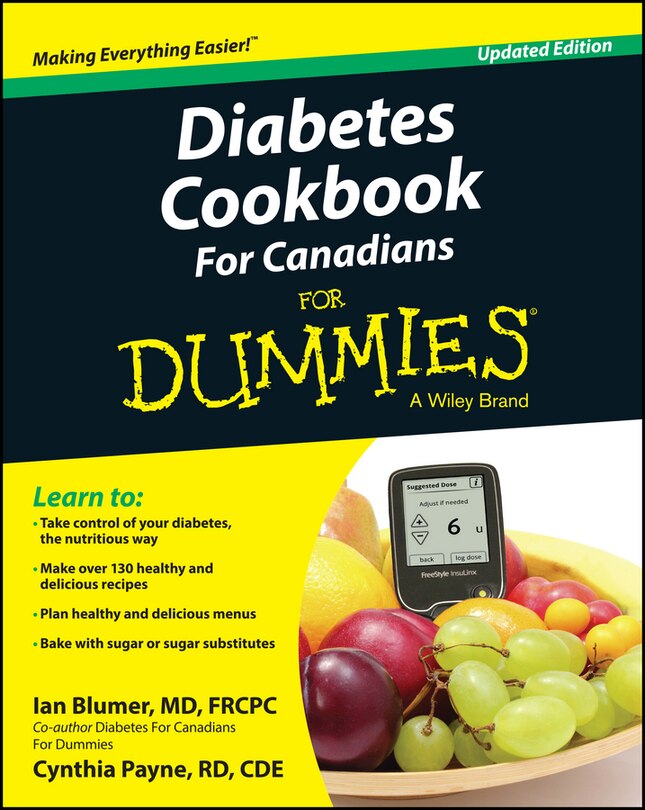 Front cover_Diabetes Cookbook For Canadians For Dummies
