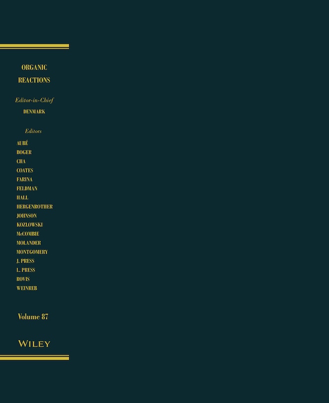Front cover_Organic Reactions, Volume 87