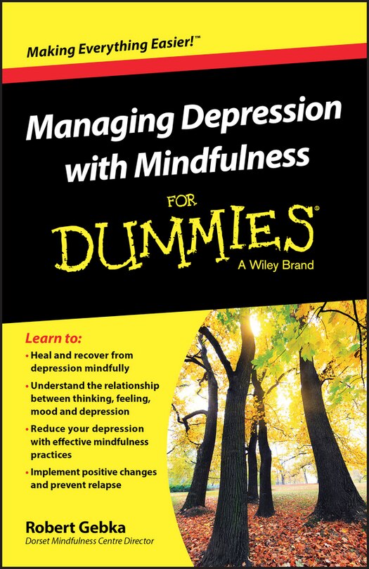 Front cover_Managing Depression with Mindfulness For Dummies