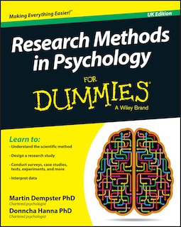 Front cover_Research Methods in Psychology For Dummies