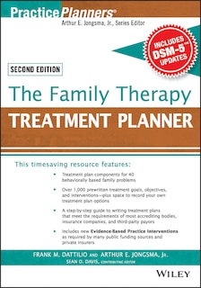 Front cover_The Family Therapy Treatment Planner, with DSM-5 Updates, 2nd Edition