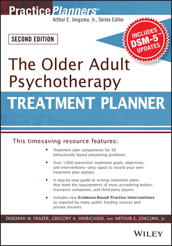 Front cover_The Older Adult Psychotherapy Treatment Planner, with DSM-5 Updates, 2nd Edition