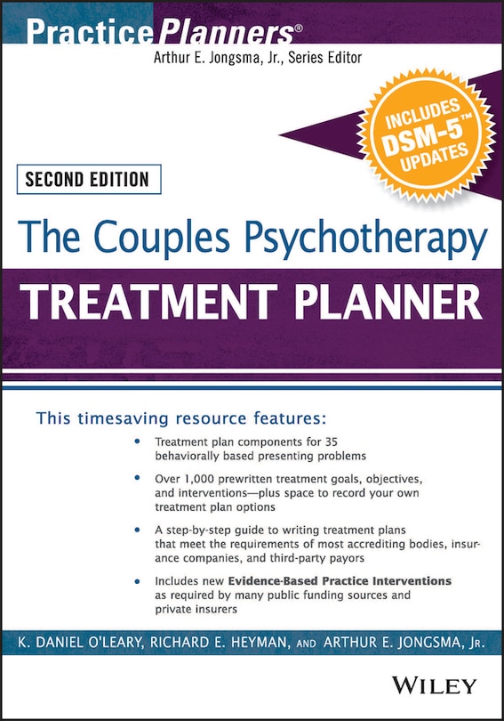 Front cover_The Couples Psychotherapy Treatment Planner, with DSM-5 Updates