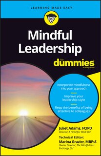 Front cover_Mindful Leadership For Dummies