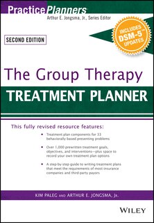 Couverture_The Group Therapy Treatment Planner, with DSM-5 Updates