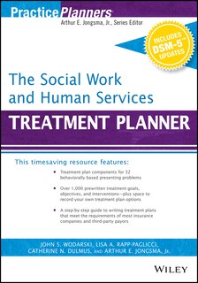 Front cover_The Social Work and Human Services Treatment Planner, with DSM 5 Updates