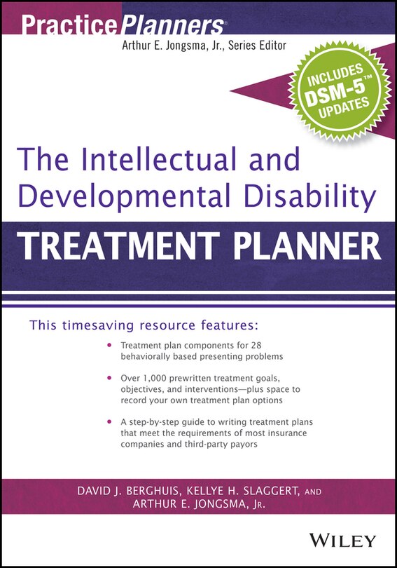 Front cover_The Intellectual and Developmental Disability Treatment Planner, with DSM 5 Updates