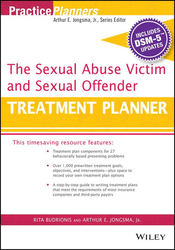 Couverture_The Sexual Abuse Victim and Sexual Offender Treatment Planner, with DSM 5 Updates