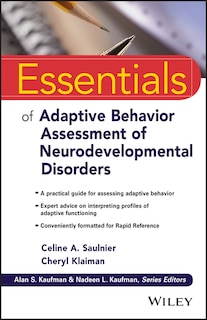 Front cover_Essentials of Adaptive Behavior Assessment of Neurodevelopmental Disorders