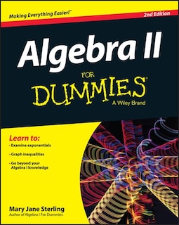 Front cover_Algebra II For Dummies