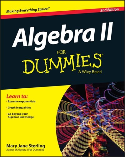Front cover_Algebra II For Dummies