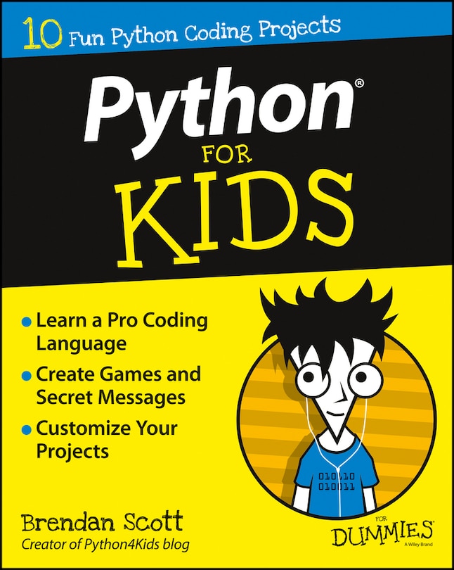 Front cover_Python For Kids For Dummies
