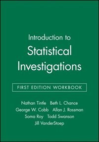 Couverture_Introduction to Statistical Investigations, First Edition Workbook