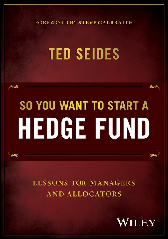 Couverture_So You Want to Start a Hedge Fund