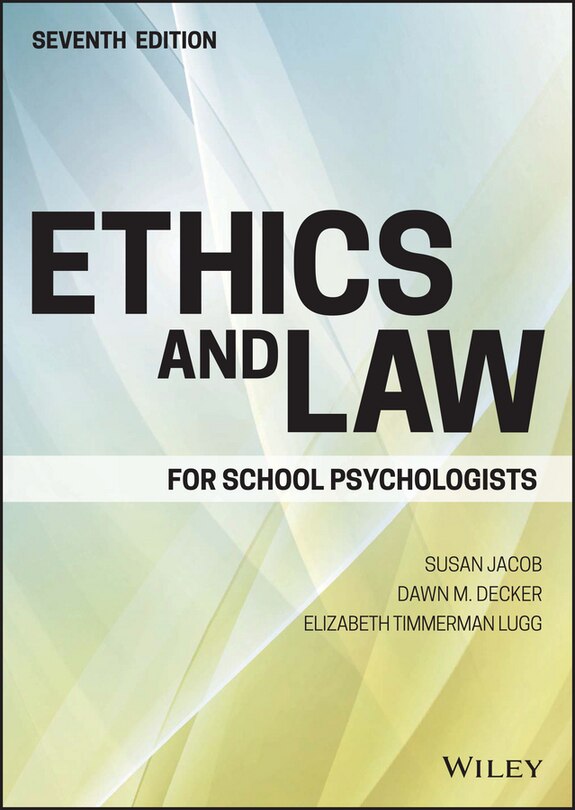 Front cover_Ethics and Law for School Psychologists