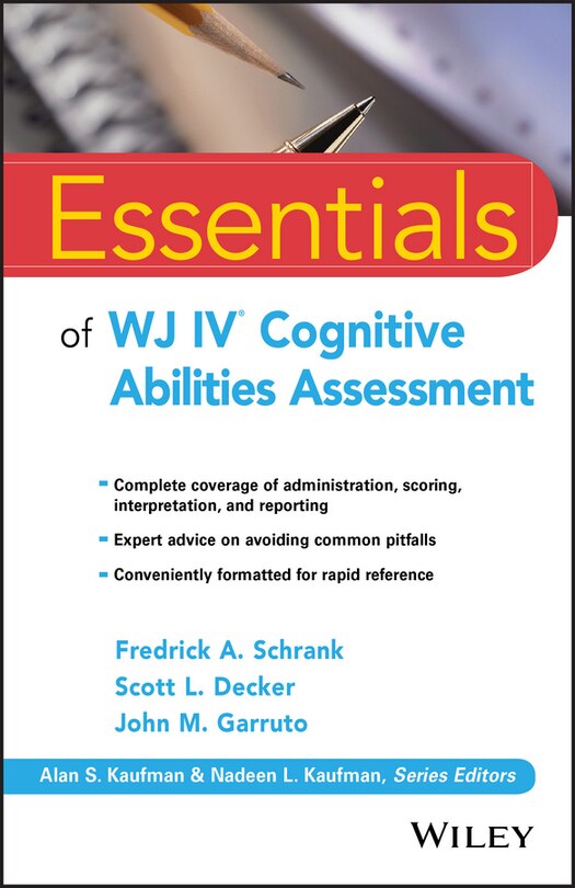 Front cover_Essentials of WJ IV Cognitive Abilities Assessment