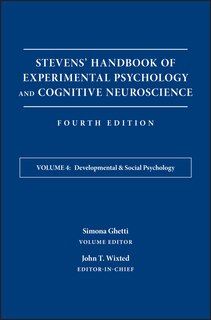 Couverture_Stevens' Handbook of Experimental Psychology and Cognitive Neuroscience, Developmental and Social Psychology
