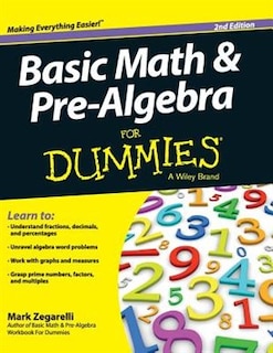 Couverture_Basic Math and Pre-Algebra For Dummies