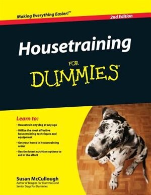Couverture_Housetraining For Dummies