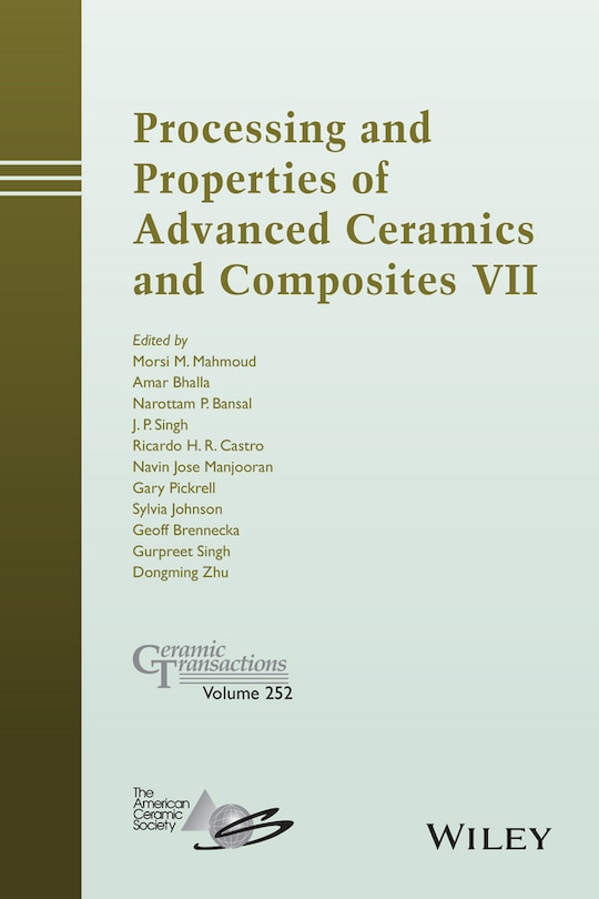 Front cover_Processing and Properties of Advanced Ceramics and Composites VII