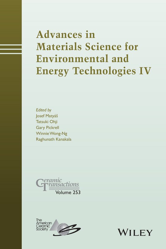 Couverture_Advances in Materials Science for Environmental and Energy Technologies IV