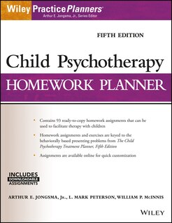 Couverture_Child Psychotherapy Homework Planner