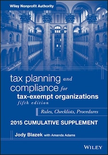 Couverture_Tax Planning and Compliance for Tax-Exempt Organizations