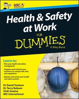 Front cover_Health and Safety at Work For Dummies