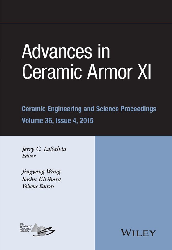 Couverture_Advances in Ceramic Armor XI, Volume 36, Issue 4