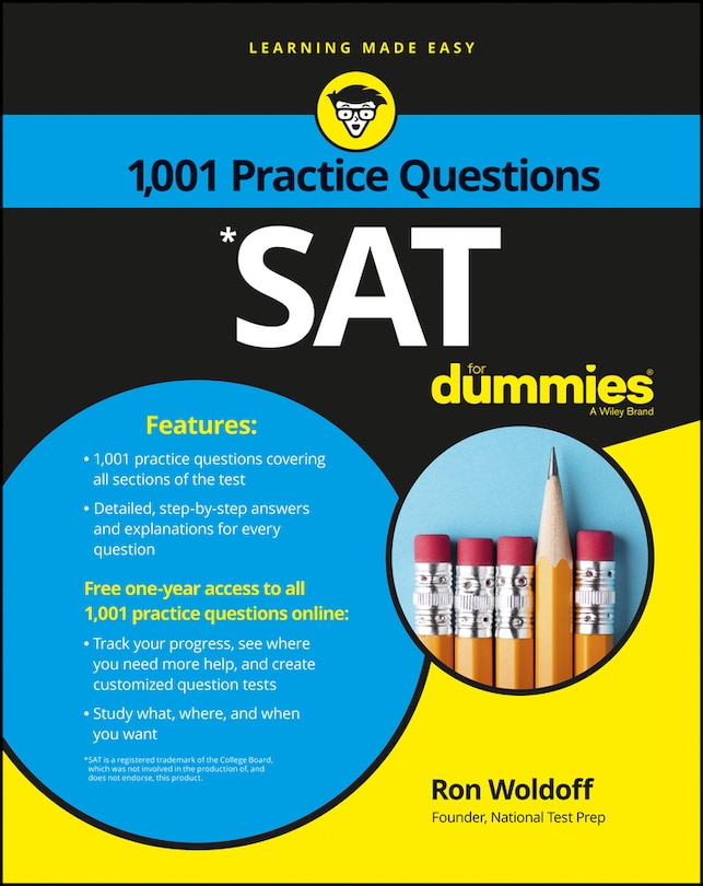 Sat: 1,001 Practice Questions For Dummies