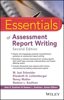 Couverture_Essentials of Assessment Report Writing
