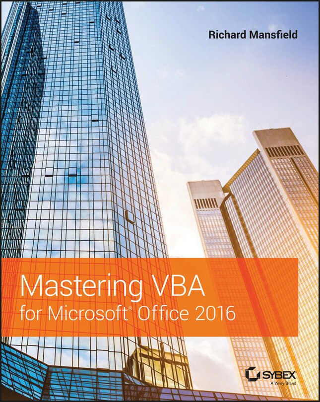 Front cover_Mastering VBA for Microsoft Office 2016