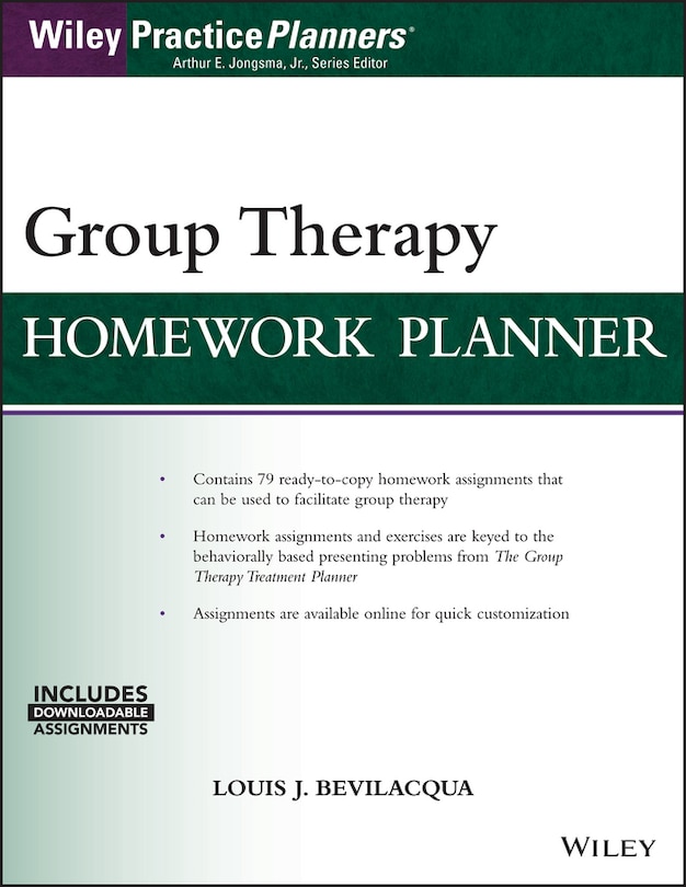 Front cover_Group Therapy Homework Planner