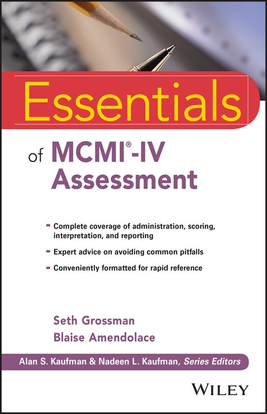 Couverture_Essentials of MCMI-IV Assessment
