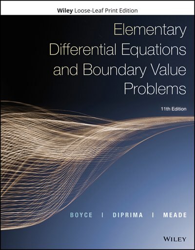 Couverture_Elementary Differential Equations and Boundary Value Problems, Binder Ready Version