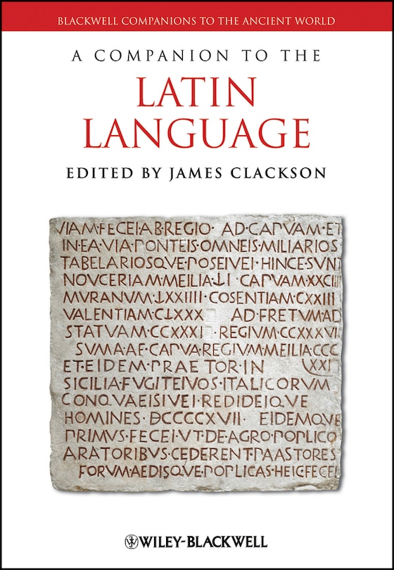 Front cover_A Companion To The Latin Language