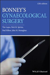 Couverture_Bonney's Gynaecological Surgery