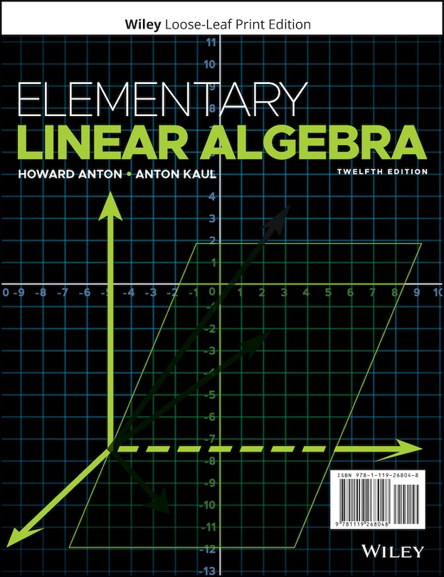 Front cover_Elementary Linear Algebra