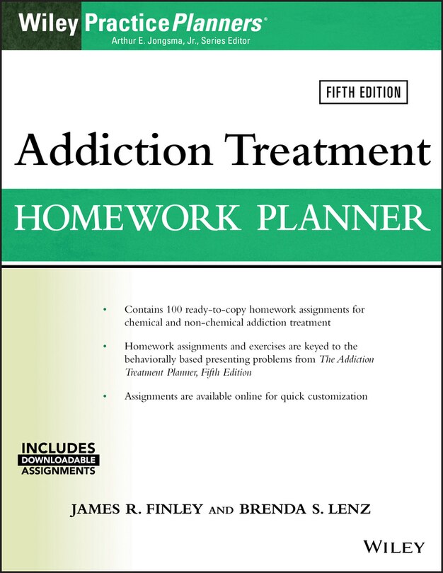 Front cover_Addiction Treatment Homework Planner