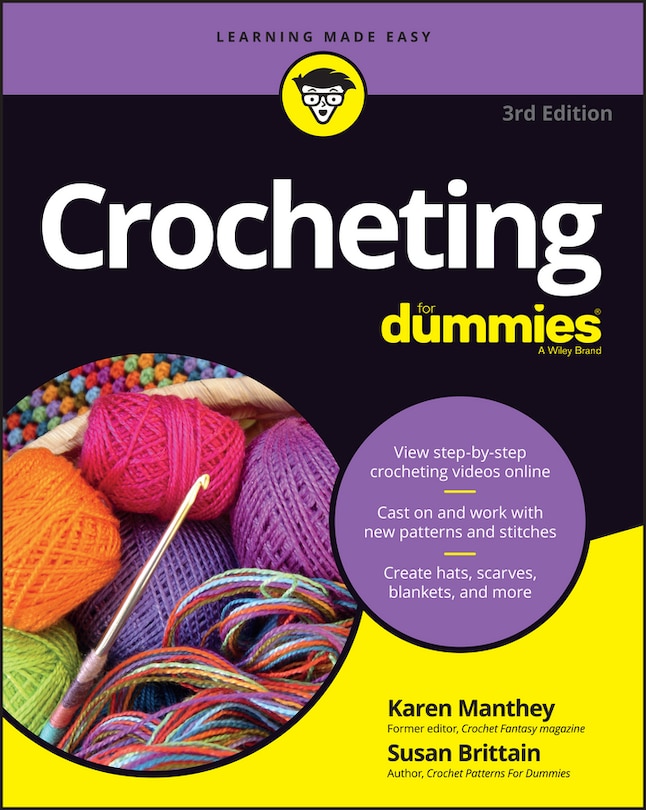 Front cover_Crocheting For Dummies With Online Videos