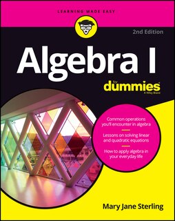 Front cover_Algebra I For Dummies