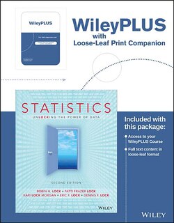 Statistics: Unlocking the Power of Data, WileyPLUS Registration Card + Loose-leaf Print Companion